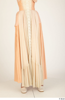  Photos Woman in Historical Dress 25 15th century Historical Clothing beige dress lower body skirt 0001.jpg